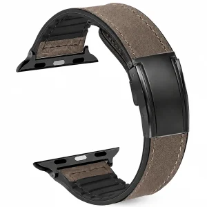 بند اسپریگ مدل Leather SGK مناسب برای اپل واچ 42/44/45/46/49mm سری SE1/SE2/SE3/4/5/6/7/8/9/10/11/Ultra/Ultra2/Ultra3