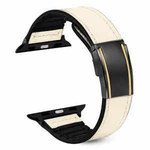 بند اسپریگ مدل Leather SGK مناسب برای اپل واچ 42/44/45/46/49mm سری SE1/SE2/SE3/4/5/6/7/8/9/10/11/Ultra/Ultra2/Ultra3