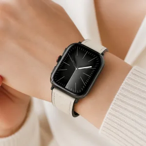 بند اسپریگ مدل Leather SGK مناسب برای اپل واچ 42/44/45/46/49mm سری SE1/SE2/SE3/4/5/6/7/8/9/10/11/Ultra/Ultra2/Ultra3