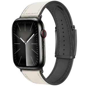 بند اسپریگ مدل Leather SGK مناسب برای اپل واچ 42/44/45/46/49mm سری SE1/SE2/SE3/4/5/6/7/8/9/10/11/Ultra/Ultra2/Ultra3