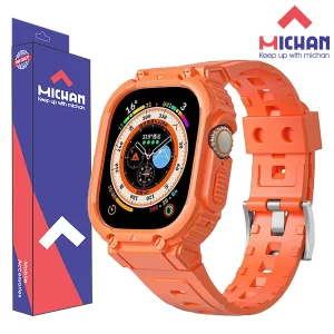 بند میچان مدل G-SHOCKمناسب برای ساعت هوشمند اسمارت واچ HK9 Ultra / HK9 Ultra 2