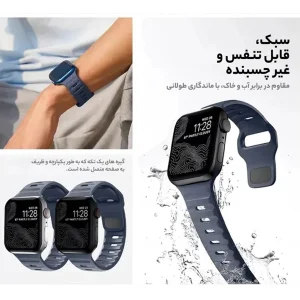 بند راینو مدل Simple Style مناسب برای اپل واچ سری 1/2/3/4/5/6/7/8/9/10/SE/ULTRA سایز 44/45/46/49MM