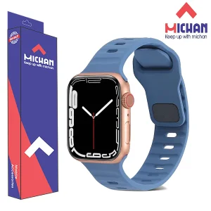 بند میچان مدل Silicone Sport مناسب برای اپل واچ سری 1/2/3/4/5/6/7/8/9/10/SE/ULTRA سایز 44/45/46/49 میلی متری