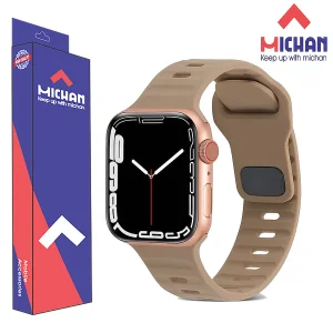 بند میچان مدل Silicone Sport مناسب برای اپل واچ سری 1/2/3/4/5/6/7/8/9/10/SE/ULTRA سایز 44/45/46/49 میلی متری