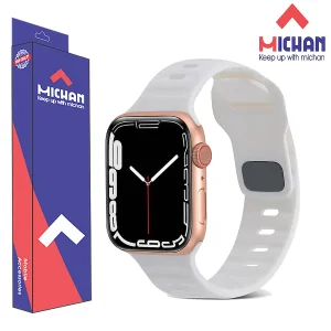 بند میچان مدل Silicone Sport مناسب برای اپل واچ سری 1/2/3/4/5/6/7/8/9/10/SE/ULTRA سایز 44/45/46/49 میلی متری
