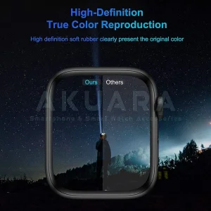 محافظ صفحه نمایش آکوآرا مدل PMMA مناسب برای اپل واچ سری 7 سایز 41mm