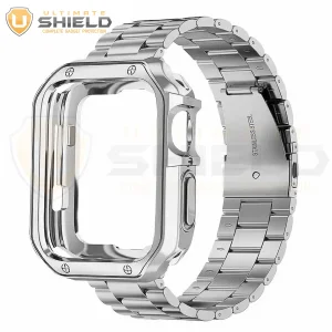 بند آلتیمیت شیلد مدل 3BLX مناسب برای اپل واچ Series SE 2022 Aluminum Case 40mm / SE 2021 Aluminum Case 40mm / Series 5 40mm / Series 6 40mm / Series 4 40mm به همراه کاور