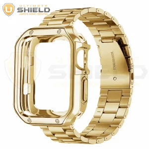 بند آلتیمیت شیلد مدل 3BLX مناسب برای اپل واچ Series SE 2022 Aluminum Case 40mm / SE 2021 Aluminum Case 40mm / Series 5 40mm / Series 6 40mm / Series 4 40mm به همراه کاور