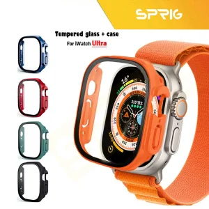 کاور اسپریگ مدل Guard-SP-Glass مناسب برای اپل واچ Ultra / Ultra 2 49mm به همراه محافظ صفحه نمایش