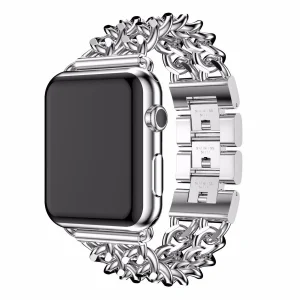 بند راینو مدل Cartier مناسب برای اپل واچ سری 1/2/3/4/5/6/7/8/9/SE/ULTRA سایز 42/44/45/49 میلی متری