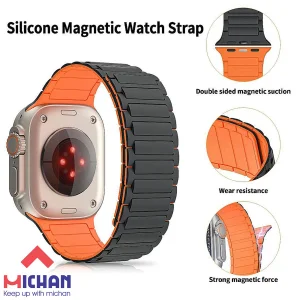 بند میچان مدل ESP MAGNETIC مناسب برای اپل واچ سری سایز /42/44/45/46/49 میلی متری