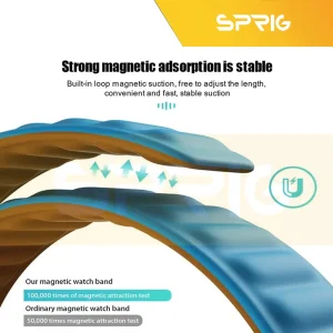 بند اسپریگ مدل Magnetic Loop مناسب برای اپل واچ 42 / 44 / 45 / 49 میلی متر