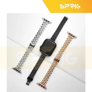 بند اسپریگ مدل 7Bead Thin مناسب برای اپل واچ سری 1/2/3/4/5/6/7/8/9/SE سایز 42/44/45 میلی متری
