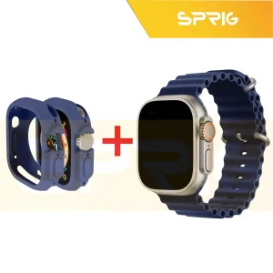 بند اسپریگ مدل Perfect Set Ocean مناسب برای اپل واچ Ultra / Ultra 2 49mm به همراه کاور