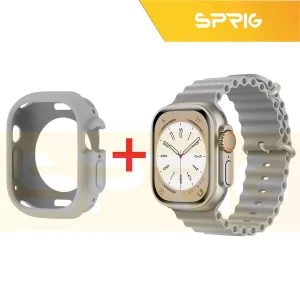 بند اسپریگ مدل Perfect Set Ocean مناسب برای اپل واچ Ultra / Ultra 2 49mm به همراه کاور