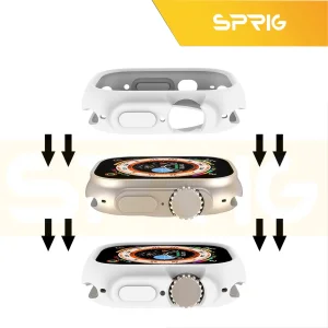 بند اسپریگ مدل Perfect Set Ocean مناسب برای اپل واچ Ultra / Ultra 2 49mm به همراه کاور