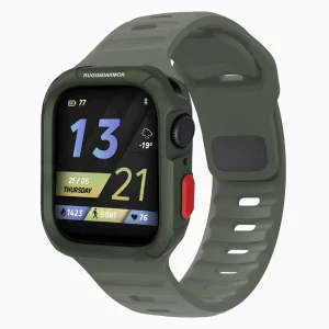 بند اسپریگ مدل Spig Rugged Armor مناسب برای اپل واچ 44/45 mm سری se/1/2/3/4/5/6/7/8/9 به همراه کاور