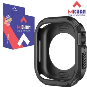 کاور میچان مدل Hard silicone مناسب برای اپل واچ سری Se/4/5/6/7/8/9 سایز 41/40 میلی متری