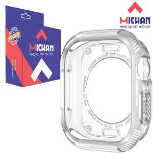 کاور میچان مدل Hard silicone مناسب برای اپل واچ سری Se/4/5/6/7/8/9 سایز 41/40 میلی متری