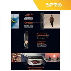 بند اسپریگ مدل Sic مناسب برای اپل واچ Ultra 49 میلیمتری به همراه کاور