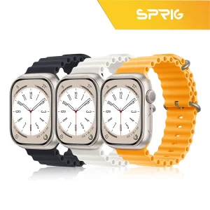 بند اسپریگ مدل Ocean مناسب برای اپل واچ Series 5 44mm