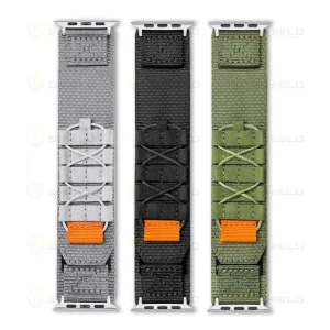 بند آلتیمیت شیلد مدل Nylon Cross مناسب برای اپل واچ 49 میلی متری سری Ultra 2