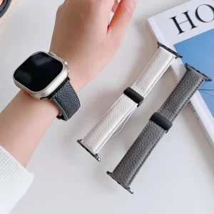 بند اسپریگ مدل Magnetic Leather SP مناسب برای اپل واچ سری 7/8/9 سایز 45mm
