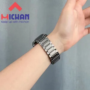 بند میچان مدل LUX مناسب برای اپل واچ سری 3/4/5/6/7/8/9/10/SE/ULTRA سایز 44/45/46/49 mm