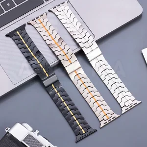 بند آکوآرا مدل Acero Magnet مناسب برای اپل واچ 49 میلیمتری سری Ultra / Ultra 2 / Ultra 3