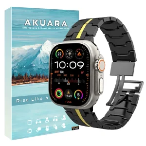 بند آکوآرا مدل Acero Magnet مناسب برای اپل واچ 49 میلیمتری سری Ultra / Ultra 2 / Ultra 3