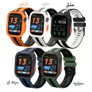 بند اسپریگ مدل Ferrer Rugged مناسب برای اپل واچ 40/41 میلی متری سری 4/5/6/7/8/9/Se به همراه کاور