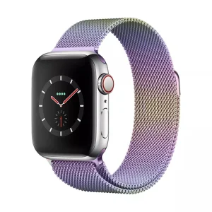 بند اپیکوی مدل Milanese Loop مناسب برای اپل واچ سری 1/2/3/4/5/6/7/8/SE سایز 38/40/41 میلی متری