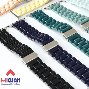 بند میچان مدل Ceramic مناسب برای اپل واچ سری 1/2/3/4/5/6/7/8/9/10/SE/ULTRA سایز 44/45/46/49 میلی متری