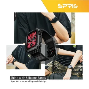 کاور اسپریگ مدل JELSP مناسب برای اپل واچ 45 / 44 / 42 میلی متری