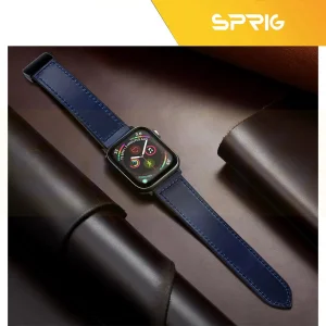 بند اسپریگ مدل Leather Magnetic Sic مناسب برای اپل واچ Series 7 45mm / Series 8 45mm / Series 9 45mm