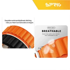 بند اسپریگ مدل Loop Alpine مناسب برای اپل واچ Series 9 45 میلیمتری