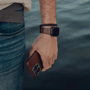 بند سندمارک مدل Pro Leather مناسب برای اپل واچ 44/45/49 میلی متری