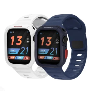 بند اسپریگ مدل Spig Rugged Armor مناسب برای اپل واچ 46 mm سری 10 به همراه کاور