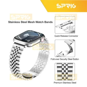 بند اسپریگ مدل 5Bead Dual color مناسب برای اپل واچ Ultra / Ultra 2 49mm