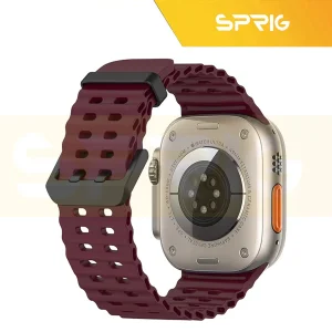 بند اسپریگ مدل Ocean BK Buckle مناسب برای ساعت هوشمند اپل Ultra / Ultra 2 49mm