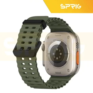 بند اسپریگ مدل Ocean BK Buckle مناسب برای ساعت هوشمند اپل Ultra / Ultra 2 49mm