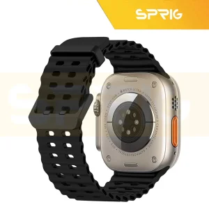 بند اسپریگ مدل Ocean BK Buckle مناسب برای ساعت هوشمند اپل Ultra / Ultra 2 49mm
