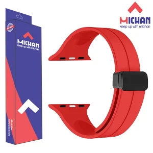 بند میچان مدل silicone magnetic مناسب برای ساعت هوشمند ورنا W45 Max / W49 Ultra / T45 Pro Max