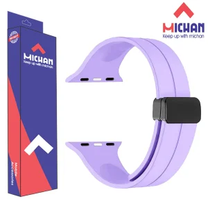 بند میچان مدل silicone magnetic مناسب برای ساعت هوشمند ورنا W45 Max / W49 Ultra / T45 Pro Max