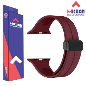 بند میچان مدل silicone magnetic مناسب برای ساعت هوشمند ورنا W45 Max / W49 Ultra / T45 Pro Max