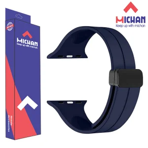بند میچان مدل silicone magnetic مناسب برای ساعت هوشمند ورنا W45 Max / W49 Ultra / T45 Pro Max