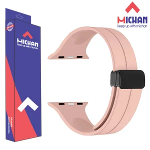 بند میچان مدل silicone magnetic مناسب برای ساعت هوشمند ورنا W45 Max / W49 Ultra / T45 Pro Max