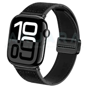 بند آکوآرا مدل MG Leather Sic مناسب برای اپل واچ Series 10 42mm Aluminum