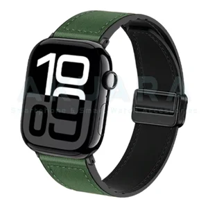 بند آکوآرا مدل MG Leather Sic مناسب برای اپل واچ Series 10 42mm Aluminum