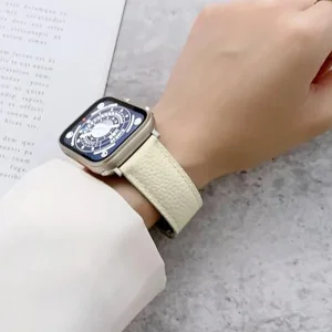 بند اسپریگ مدل Magnetic Leather SP مناسب برای اپل واچ سری Se/1/2/3/4/5/6/7/8/9 سایز 38 / 40 / 41 mm